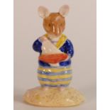 Prototype Royal Doulton Brambly Hedge figure of Pebble, in blue and yellow colourway, protype