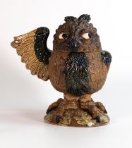 Burslem pottery Octavia the Owl Grotesque bird (chambermaid to the Duke & Duchess). Signed by Andrew