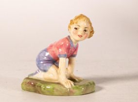 Royal Doulton early miniature figure Robin M38, in blue/pink colourway, h.7cm.