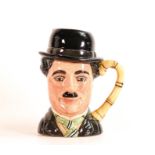Royal Doulton large character jug Charlie Chaplin D6949 with cert