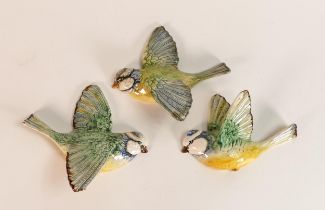 Beswick Blue Tit wall plaques including 705, 706 & 707 (3)