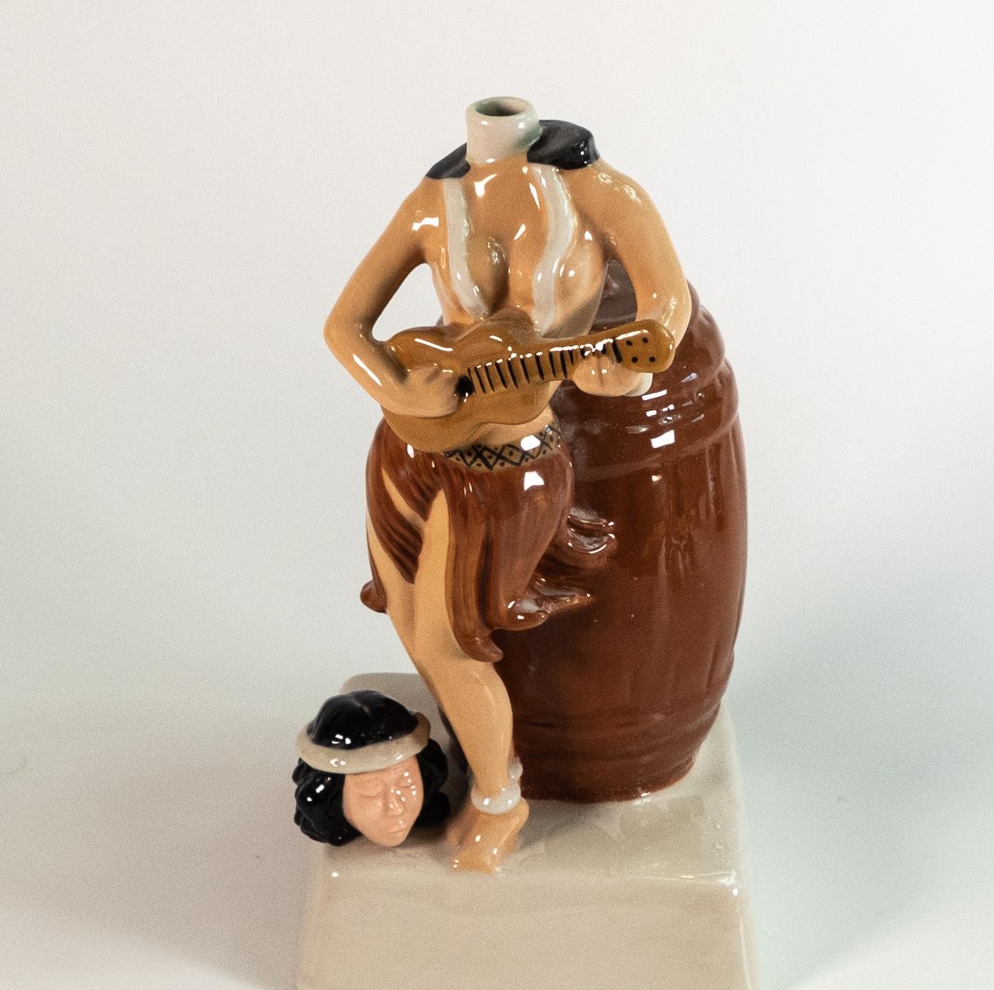 Wade Hawaiian Dancer spirit decanter, unmarked, height 26cm. This was removed from the archives of - Image 5 of 5