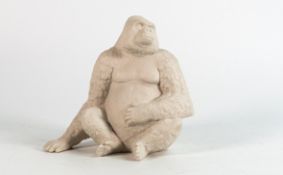 Wade World of Survival Bisque figure gorilla, height 13cm. This was removed from the archives of the