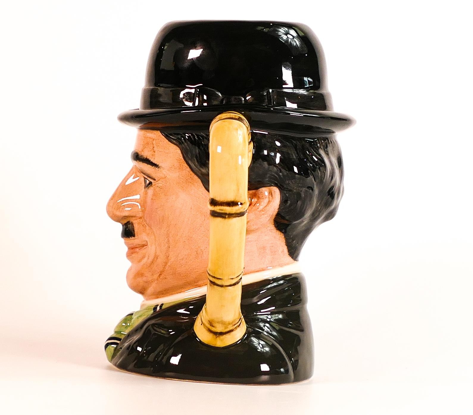 Royal Doulton large character jug Charlie Chaplin D6949 with cert - Bild 2 aus 4