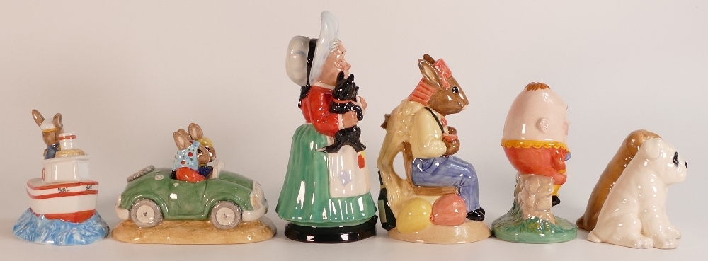 Royal Doulton limited edition Bunnykins figures of Ship Ahoy and Day Trip, together with two Royal - Bild 3 aus 5