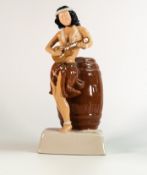 Wade Hawaiian Dancer spirit decanter, unmarked, height 26cm. This was removed from the archives of