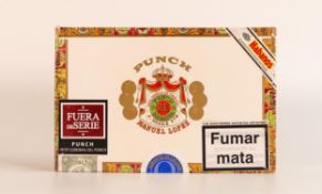 Sealed box of 25 Punch Manuel Lopez Habana Petit Corona hand made Cigars dated March 2008 (25)