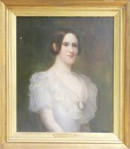 Ida BAUMANN, portrait painting of Emma Grinke nee Evans, daughter of Rich Evans Esquire of the