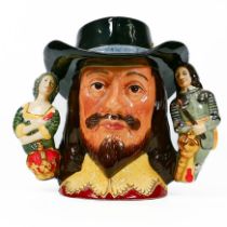 Royal Doulton Two Handled Large Character Jug King Charles D6917