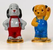 Wade pair of figures Sooty & Sweep, limited edition (2)