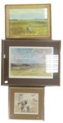 Three Framed Prints including Tom Carr, Vernon Stokes & Charles Simpson( the first two being