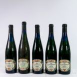 Four 70cl bottles 1982 Rudesheimer Rosengarten 1986 Ferdinand Pieroth (white wine) & similar 1992 (