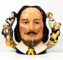 Royal Doulton large two handled character jug William Shakespeare D6933, Limited edition