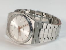 Tissot PRK stainless steel wristwatch and bracelet in box with warranty card date 2022.