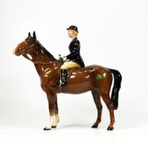 Beswick Huntswomen on Brown Horse 1730