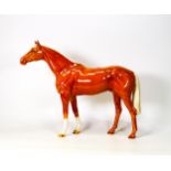 Beswick Large Palomino Racehorse 1564