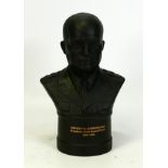 Wedgwood black Basalt bust of Dwight D. Eisenhower: Height 22cm