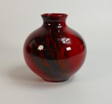 Royal Doulton Burslem artwaresflambe Lantao vase, Oriental. Height 16cm. Limited edition of 350,