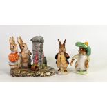 Beswick Beatrix Potter limited edition tableau of Hiding from the cat ( boxed with certificate)
