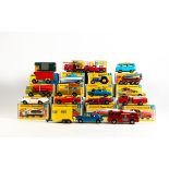 A collection of boxed Matchbox 75 series Superfast vehicles to include 9 Boat & Trailor, 62