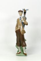Lladro golfer figurine 5301. Height 26cm