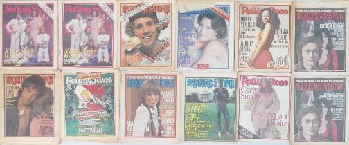 A Collection of 1970's Rolling Stones Magazines. Including cover art of Paul McCartney, Jefferson