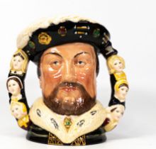 Royal Doulton Large Two Handled Character Jug King Henry VIII D6888, limited edition