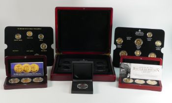Various coins all boxed, including Her Majesty Jubilee coinage (incomplete in 3 trays), together