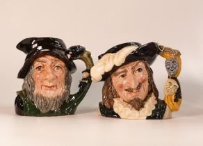 Royal Doulton large character jugs of Rip van Winkle D6785, colourway, special edition of 1000 &