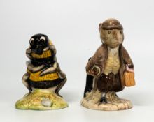 Royal Albert Beatrix Potter figures Babbitty Bumble & Johnny Town Mouse with a Bag(2)