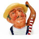 Royal Doulton large character jug Gondolier D6589