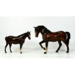 Beswick Mare 1991 & Stocky Jogging Mare 855(2)