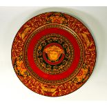 Rosenthal Versace Medusa plate,d.31cm.