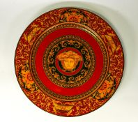 Rosenthal Versace Medusa plate,d.31cm.