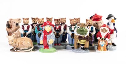 Sixteen Wade figures to include - Timid Mouse, Santa, Orinoco, Koala Bear, Wind in the Willows,