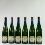 Six 750ml Bottles 1989 Pieroth Blue Burg Layer Schlosskapelle German wine