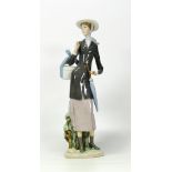 Lladro figurine A New Hat, 5345G . Height 32cm