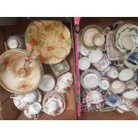 A mixed collection of ceramic items to include Royal Stafford floral part tea set, Royal Albion