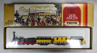 Trix Ho Der Adler, HO Gauge 3 carriage train set , boxed