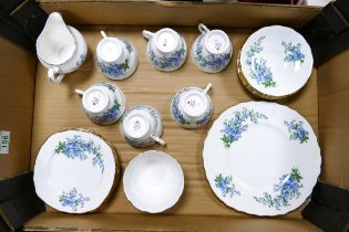 Royal Osbourne Floral Patterned tea set