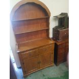 Late 20th Century Pine Dresser. Height: 181cm x Width: 94cm x Depth: 40cm