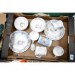 A collection of Royal Doulton Snowman Theme plates, mugs & bowls