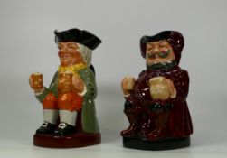 Royal Doulton Toby Jugs to include Happy John & Sir John Falstaff, height 22cm together with Royal