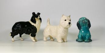 Beswick Dogs to include Sheepdog 1792, West Highland Terrier 2038 & Lollopy Dog 454(3)
