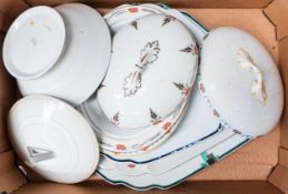 A collection of Shelley platters and tureens to include patterns 11785, 11651, 11789, 11326,