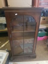 Edwardian Glazed Bookcase with Locking Door