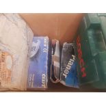 Quantity of used power tools to include Bosch Jigsaw x 2 , electric planer, hammerdrill & circular