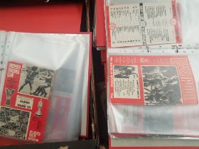 Large quantity og Liverpool FC football programmes from the 1960's/70's/80's & 90's (2 trays)