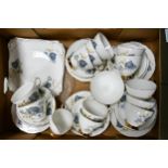 Regency China Floral Decorated Tea Ware