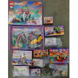 A collection of Boxed Pirate Theme Lego to include Island 6264, Raft 6261, Temple 6236, Canoe